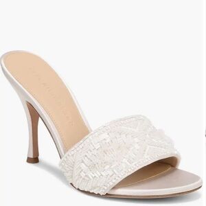 Veronica Beard Braxton beaded sandals